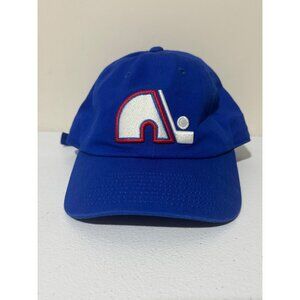 Quebec Nordiques Blue Adjustable Baseball Cap By American Needle